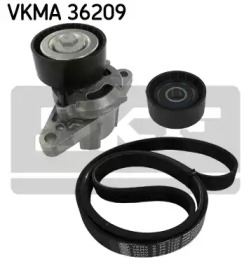Комплект ручейковых ремней SKF для RENAULT KANGOO (KC0/1_) 1.4 (KC0C, KC0H, KC0B, KC0M)